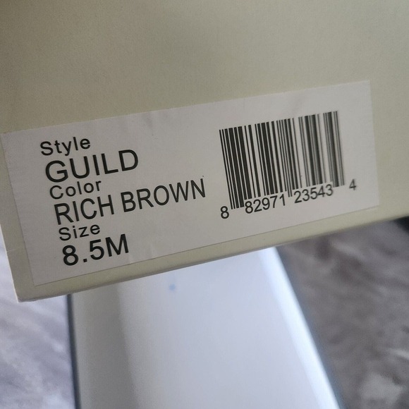 Liz Claiborne Flex Guild Rich Brown Leather 2.75" Heel Shoes Mules Womens 8.5 M - Picture 3 of 13